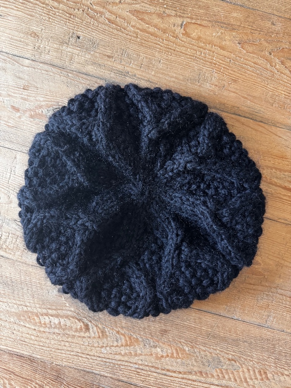 Eugenia Kim Merino Cashmere Stella Beret- Black